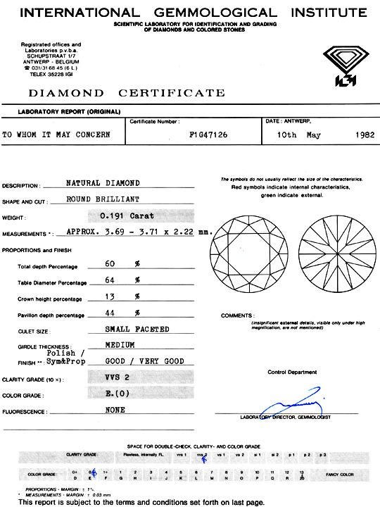 Foto 9 - Diamant 0,191ct Brillant IGI River Hochfeines Weiss VVS, D5131