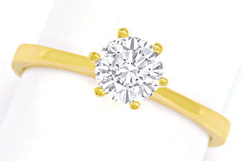 Foto 1 - Diamant-Krappenring 0,75ct Wesselton Brillant Gelbgold, R8423