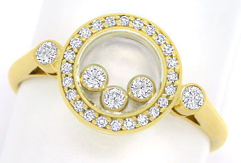 Foto 1 - Chopard Ring Happy Diamonds bewegliche Diamanten 0,39ct, R9050