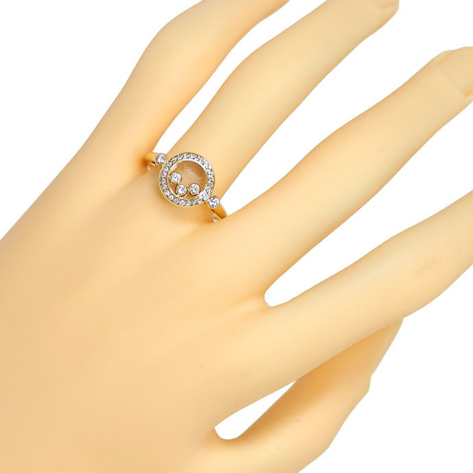 Foto 6 - Chopard Ring Happy Diamonds bewegliche Diamanten 0,39ct, R9050