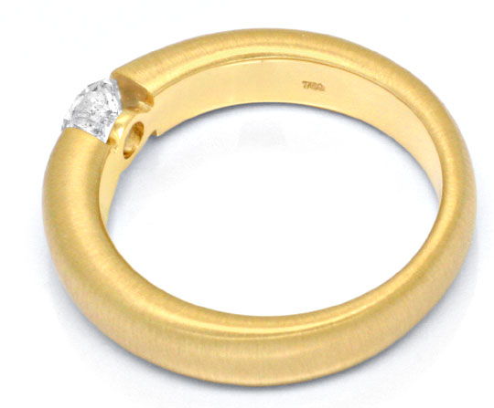 Foto 3 - Brillant-Spannring 0,45 Diamant, massiv Gelbgold, S3586