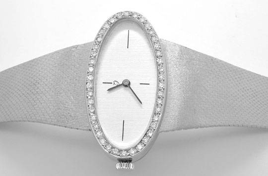 Foto 1 - Diamant Damen-Armbanduhr Weißgold River Lupenr. Topuhr, U1117